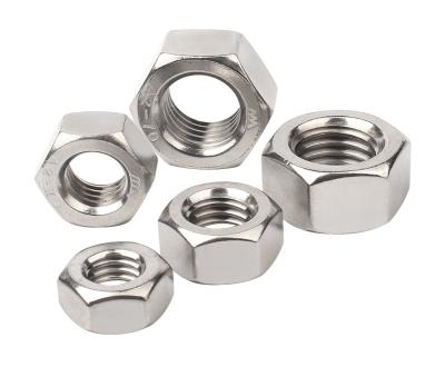 China DIN439 Stainless Steel Hex Nuts , M2 Hex Nut Grade 12.9 Black Oxide for sale