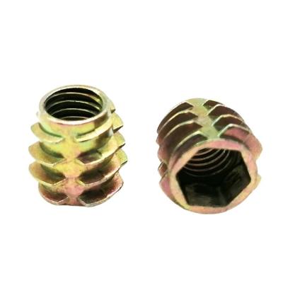 China Funiture  For Cheap Factory Price Funiture nut Lock Nut Metal Insert Threaded Wood Nut for sale