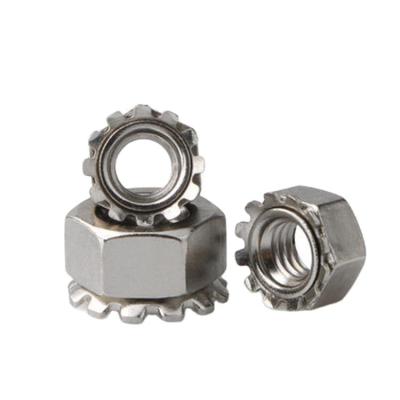 China ODM Metal Self Locking Nut K Nut M3 Q215Alloy Steel Material for sale