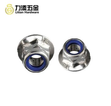 China Nonstandard SS Nylock Nut , Lock Nut With Washer M12 M22 M28 DIN6923 for sale