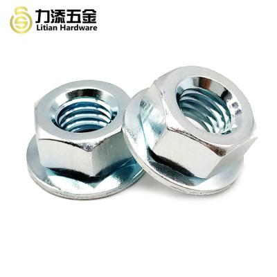China Din 6923 Metal Self Locking Nut Elastic Compression Gasket Rotatable Nut M28 for sale