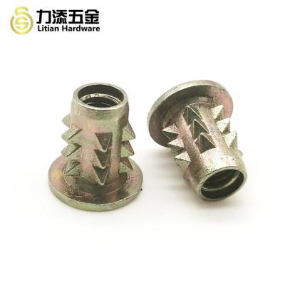 China Self Tapping Screw Nuts , M12 Nut Inside Wood SGS Approved for sale