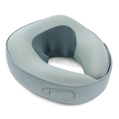 中国 Electric massage 360° U shape pillow hands-free with heating and vibration for relieving pain 販売のため