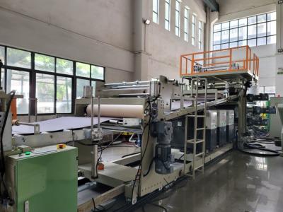 China High Efficiency Suitcase Sheet Extrusion Machine 380V Customized Power Consumption for sale