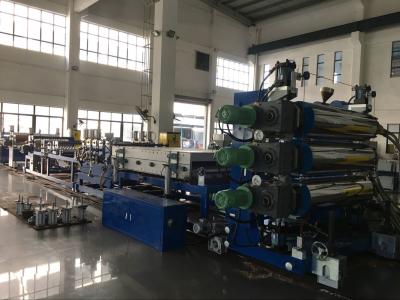 Chine Automatic PVC Roof Tile Extrusion Machine with Speed of 3-8m/min à vendre