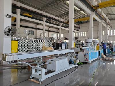 China Garden Hose Plastic PVC Pipe Extrusion Machine PLC 120kw 150mm for sale