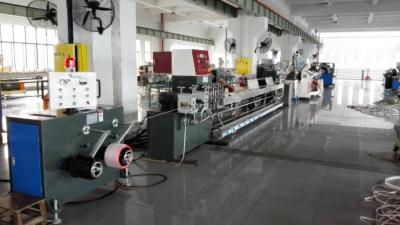 中国 PPの革紐の製造業機械、ペット革紐の放出ライン単一ねじ 販売のため