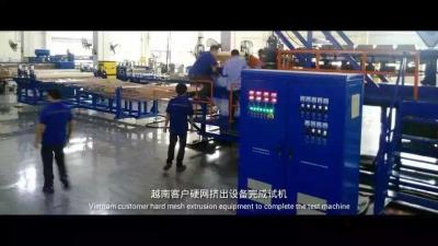China AF-2000mm Wide Plastic Net Making Machine With Single Screw Extruder for sale