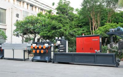 China PET a correia plástica que faz a máquina com capacidade do certificado 100-200kg/Hr do CE à venda