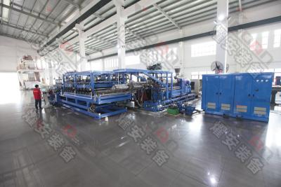 China T-Würfel-Verdrängung pp. der hohen Qualität flache Polyester-Gewebe-Beschichtungs-Maschine PET-EVA Spundbond nichtgewebte zu verkaufen