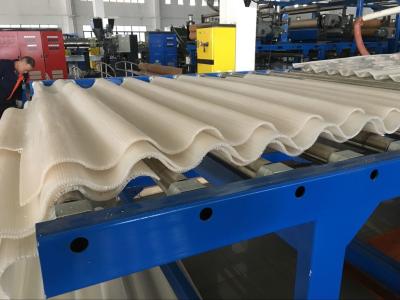 China Blue Machine Color PP Hollow Sheet Extrusion Line For Construction Decoration for sale