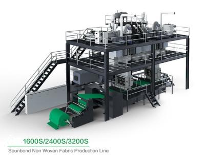 China CE Approved Non Woven Fabric Manufacturing Machine With PP Chips Raw Material  for sale