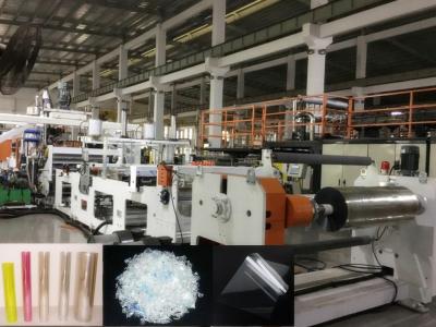China HAUSTIER Kunststoffplatte-Verdrängungs-Maschine für das Produzieren des Nahrung- für Haustierekasten-Blattes zu verkaufen