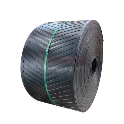 China Pattern Ribbed   Factory Price Ep Polyester Chevron Conveyor Belt For Coal Mine for sale