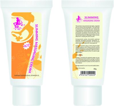 Chine 100 ml de gel de perte de poids Massage de la cellulite sur la taille Crème de massage pour maigrir et brûler les graisses à vendre