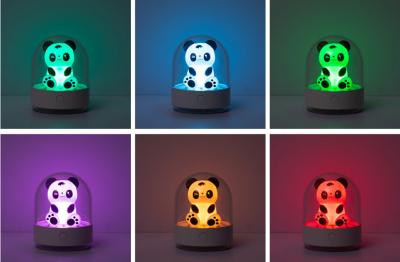 China 1w Rechargeable Led Night Lamp , Ultraviolet Disinfection Panda Night Light 800MAH for sale