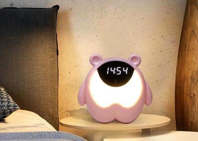 China Bear 3w Alarm Clock Night Light ,  Snooze Mode Changeable Colorful Night Lamp Led for sale