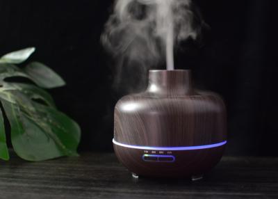 China 400ML Ultrasonic Home Decorative Wood Grain Essential Oils Humidifier For Living Room for sale