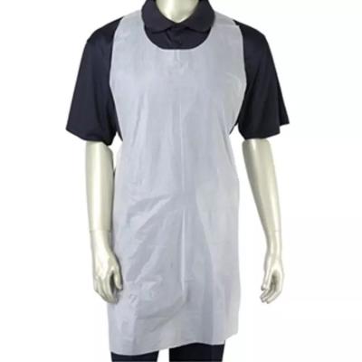 China Cheap Medica Transparent Disposable Waterproof Plastic PE Apron Adult Apron for Hospital for sale