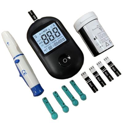 China Glucose Monitor Glucometro No Code Free Blood Glucose Meter Glucometer Diabetes Machine with Strips à venda