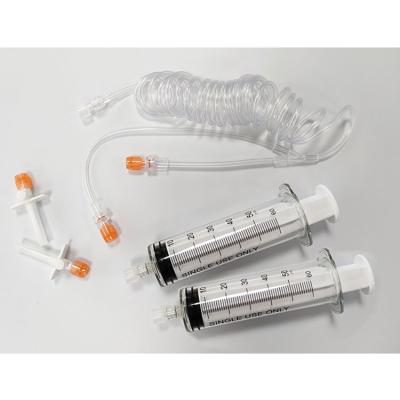 China Disposable Sterile CT Injector Syringe High Pressure Angiographic Syringe for Nemoto Sonic Shot for sale