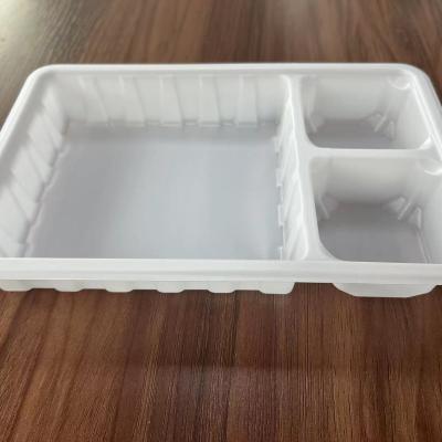 China House Cleaning Tool Small White Tray PE , Bamboo Pulp Material for sale