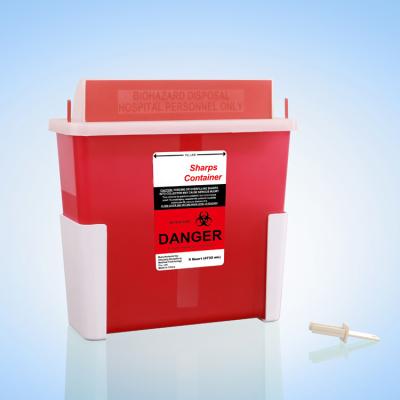 China Multiple Size Infection Prevention Supplies Disposable Sharps Container à venda