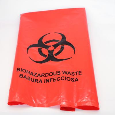 China Medical Infection Prevention Supplies Plastic Biohazard Autoclave Specimen Garbage Waste Bags for sale