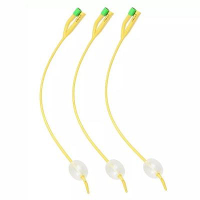 中国 Medical foley catheter latex foley ureteral catheter Disposable 2 way latex foley catheter 販売のため