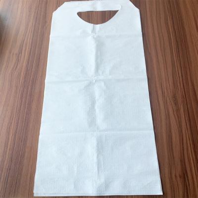 Cina Hospital Disposable Adult Bibs Waterproof With Paper And PE Film in vendita