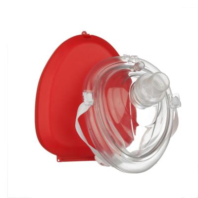 China Factory direct sales ventilation cpr rescue mask customizable cpr mask with red bag for sale