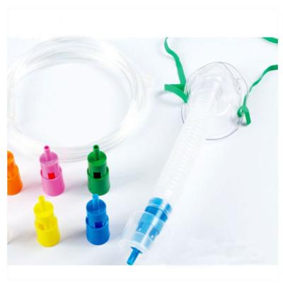 Chine Adjustable Medical Respiratory Supplies Oxygen Tubes Venturi Oxygen Mask à vendre