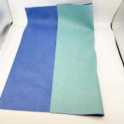 China SMS Medical Surgical Supplies Two Color Bonded Surgical Sterilization Wraps Te koop
