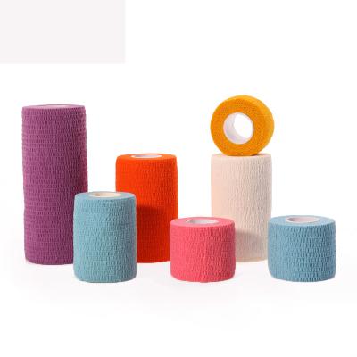 중국 CE Cotton Self Adhesive Bandage Wrap For Sports , Hand And Leg Guard 판매용