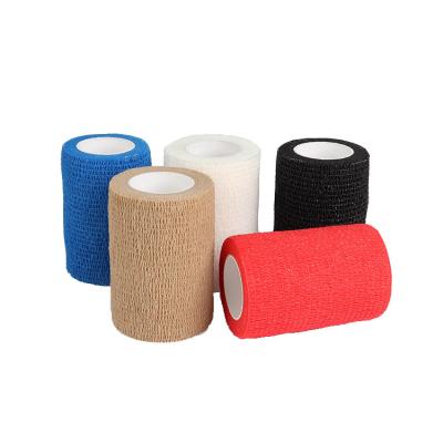 China CE Class I Wound Care Supplies Cotton Flexible Disposable Cohesive Bandage Wrap for sale