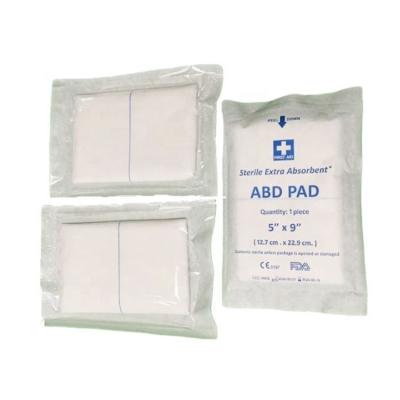 중국 Professional Wound Care Supplies Certification Medical Sterile Abdominal Gauze Pad 판매용