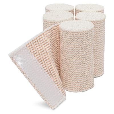 China OEM Elastic Bandage For Medical Cotton Premium Elastic Bandage With Self Closure for sale