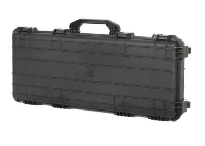 China Military Waterproof Injection Hard Plastic Equipment Case 92mm Black / Customized for sale