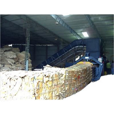 China Factory JEWEL CE Certified Full Automatic Cardboard Baler Machine , Baler , Paper Recycling Machine for sale