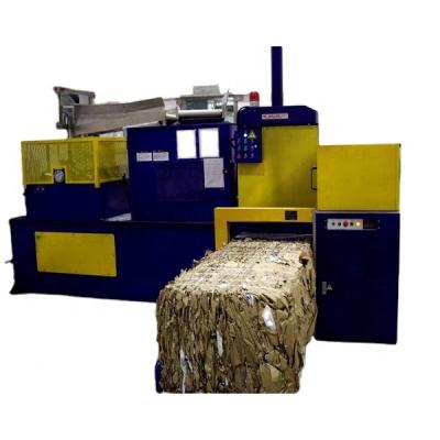 China Printing Hot Selling Patented Full Automatic Waste Paper Cardboard Baling Press Machine Factory Price à venda