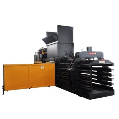 China Horizontal Direct Full Automatic Waste Paper Baling Machine Hay Bailing Press Machine for sale