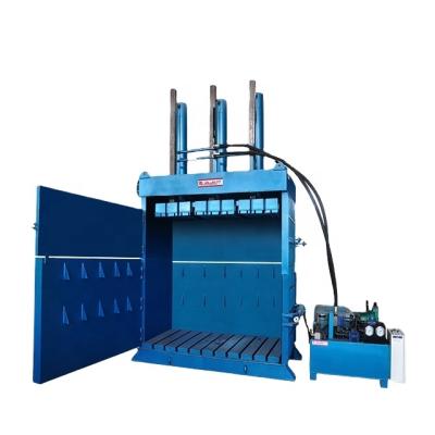 China Factory supply tire baler machine jewel brand wrapping vertical hydraulic rubber tire baler and scrap tire baler wrapping machine for reuse for sale