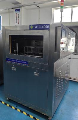 China Máquina de limpeza de fluxo de paletes estável CE, limpador de soldagem automática prática à venda