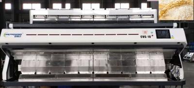 China Remoção inteligente das rampas da máquina 6-13T/H 10 do classificador da cor do arroz de CVR-10 RGB à venda