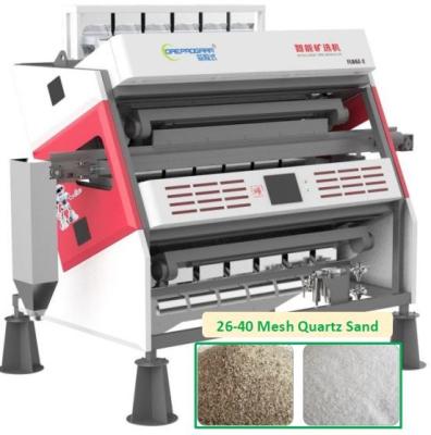 China 26 / 40 Mesh Quartz Color Sorter / Sand Sorting Machine With Image Processing for sale