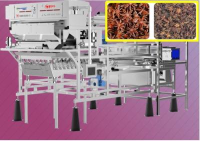 China Microsoft Software Anise Color Sorter 2 Layers 400Kg/H 1 Year Software for sale