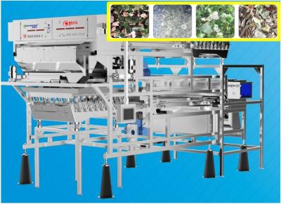 China 2.0-3.5 T/H Plastic Color Sorter 8.2kw Recycling Glass Sorting Machine for sale