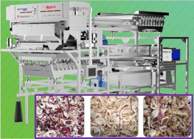 China Dehydrated Onion Color Sorter Machine 1.5 T/H Intelligent Interconnection for sale