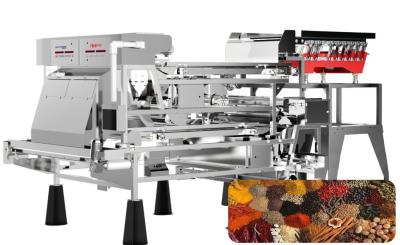China Image Processing Spices Color Sorter Machine Lower Damage Double Layer Belt type for sale