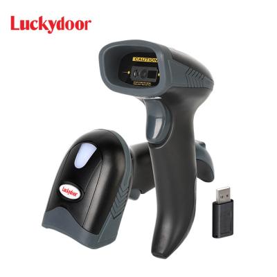 China 2200mAh Smartphone Bluetooth Barcode Scanner 650nm USB HID Barcode Reader for sale